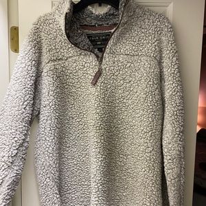 True Grit Frosty Tipped Quarter Zip Pullover